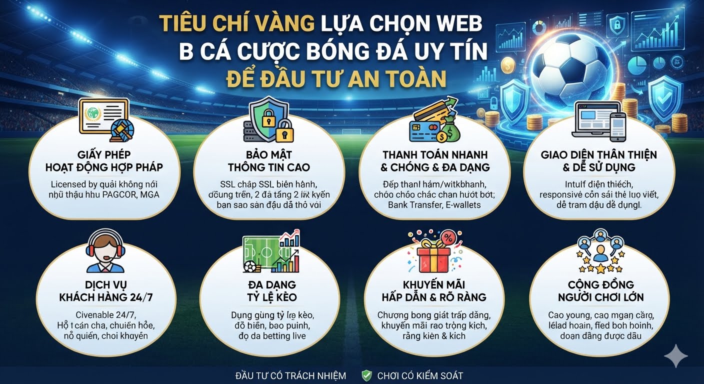 web cá cược bóng đá uy tín