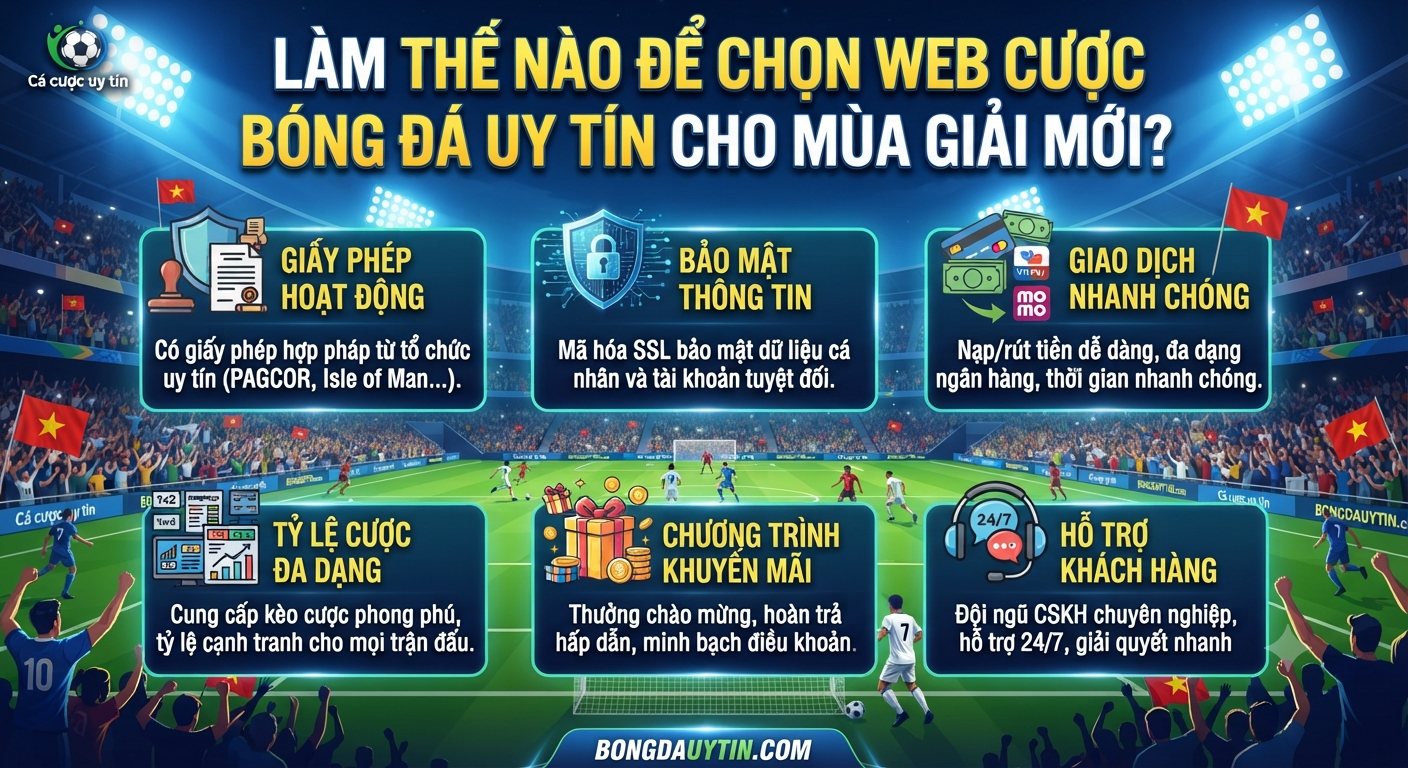 web cược bóng đá uy tín